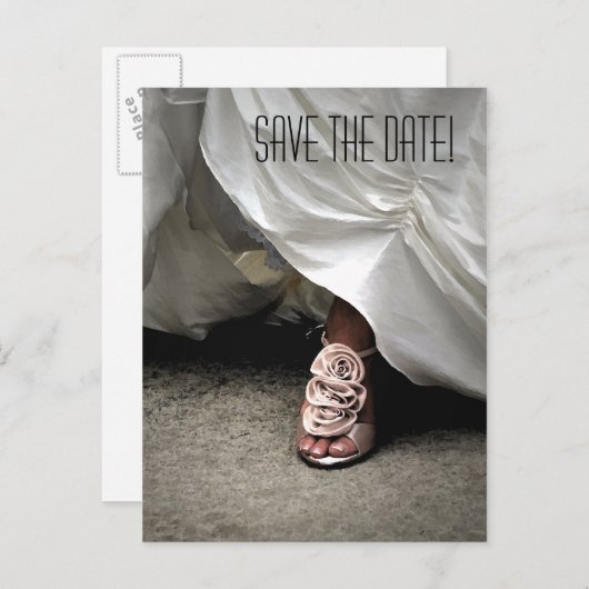 Carte Postale Faire-part Enregistrer la Date (Devant / Derrière)