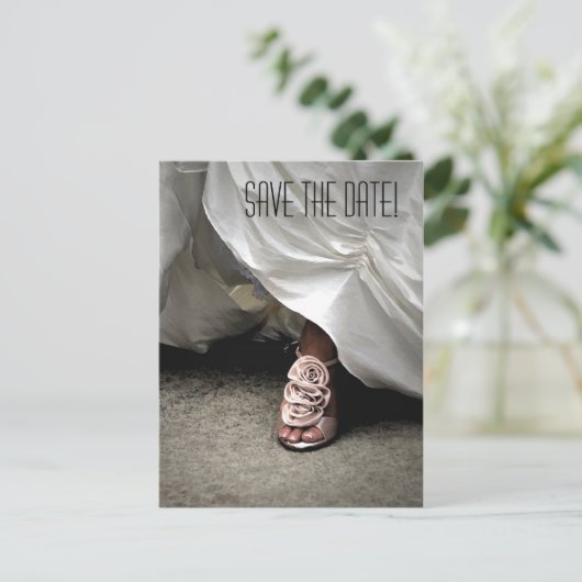 Carte Postale Faire-part Enregistrer la Date (Debout devant)