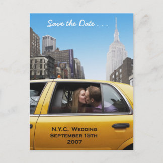 Carte Postale Faire-part Enregistrer la Date