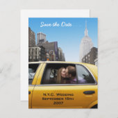 Carte Postale Faire-part Enregistrer la Date (Devant / Derrière)