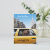 Carte Postale Faire-part Enregistrer la Date (Debout devant)