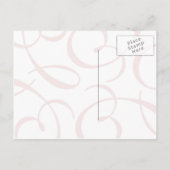 Carte Postale Faire-part Enregistrer la date (Dos)