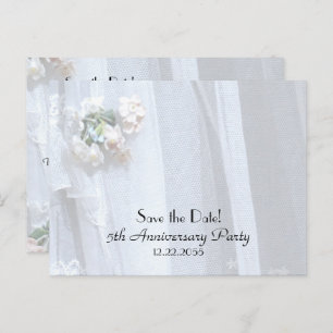 Carte Postale Faire-part Enregistrer la date 5e anniversaire du Mariage Fai