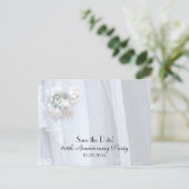 Carte Postale Faire-part Enregistrer la date 60e anniversaire du Mariage Fa (Debout devant)