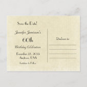 Carte Postale Faire-part Enregistrer la date 60e anniversaire Téléphone de  (Dos)