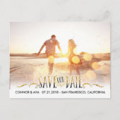 Carte Postale Faire-part Enregistrer la date à venir moderne (Devant)