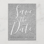 Carte Postale Faire-part Enregistrer la date Anniversaire Parties scintilla (Devant)