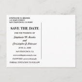 Carte Postale Faire-part Enregistrer la date avec "Red Balloon" / Site Web (Dos)