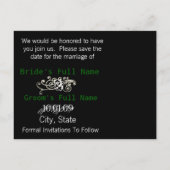 Carte Postale Faire-part Enregistrer la date avec votre photo (Dos)