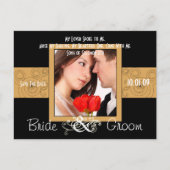 Carte Postale Faire-part Enregistrer la date avec votre photo (Devant)