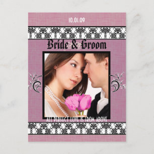 Carte Postale Faire-part Enregistrer la date avec votre photo