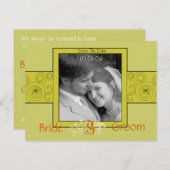 Carte Postale Faire-part Enregistrer la date avec votre photo (Devant / Derrière)