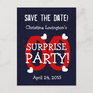Carte Postale Faire-part Enregistrer la date chaque année Surprise Annivers