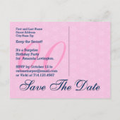 Carte Postale Faire-part Enregistrer la date Chaque année Surprise Annivers (Dos)