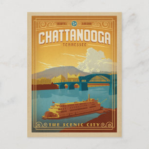 Carte Postale Faire-part Enregistrer la date - Chattanooga, TN