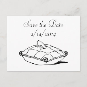 Carte Postale Faire-part Enregistrer la date Cinderella Slipper Fairytale A