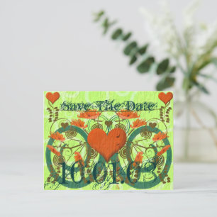 Carte Postale Faire-part Enregistrer la date - Customisé