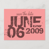 Carte Postale Faire-part Enregistrer la date - Customisé (Devant)
