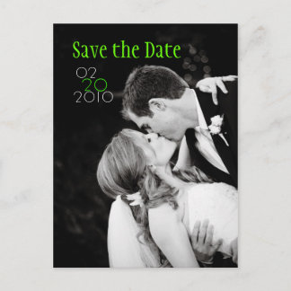 Carte Postale Faire-part Enregistrer la date du baiser