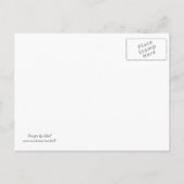 Carte Postale Faire-part Enregistrer la date en impression léopard (Dos)