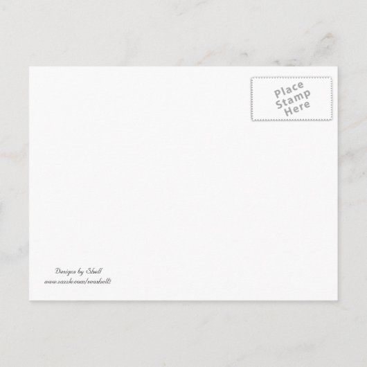 Carte Postale Faire-part Enregistrer la date en impression léopard (Dos)