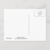 Carte Postale Faire-part Enregistrer la date en noir et blanc (Dos)