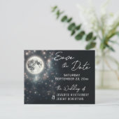 Carte Postale Faire-part Enregistrer la date étoile (Debout devant)