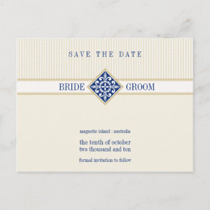 Carte Postale Faire-part ENREGISTRER LA DATE :: motif 1