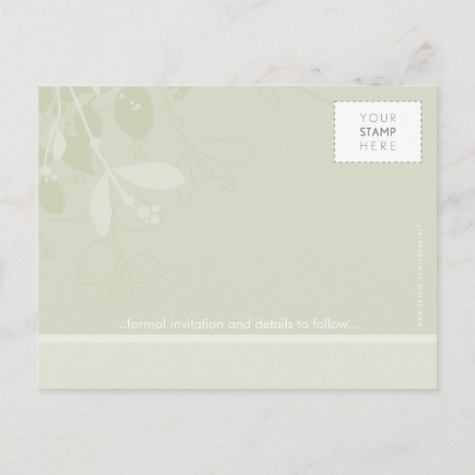 Carte Postale Faire-part ENREGISTRER LA DATE :: natif 4 (Dos)