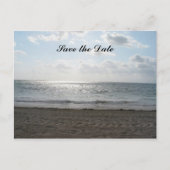 Carte Postale Faire-part Enregistrer la date Oceanview (Devant)