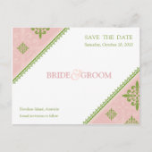 Carte Postale Faire-part ENREGISTRER LA DATE :: pente 10 (Devant)