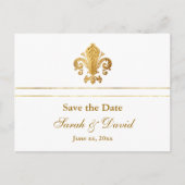 Carte Postale Faire-part Enregistrer la date personnalisable (Devant)