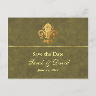 Carte Postale Faire-part Enregistrer la date personnalisable