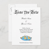 Carte Postale Faire-part Enregistrer la date personnalisée Cinderella Panto (Devant / Derrière)