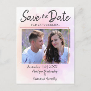 Carte Postale Faire-part  Enregistrer La Date Photo Personnalisée Mariage S