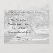 Carte Postale Faire-part Enregistrer la date POSTCARD (Dos)