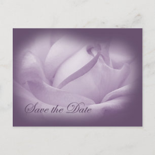Carte Postale Faire-part Enregistrer la date - Purple Passion