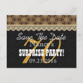 Carte Postale Faire-part Enregistrer la date SURPRISE 70e anniversaire N02C (Devant)