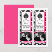 Carte Postale Faire-part Enregistrer le carnet de dates Mark Favors Black H (Devant / Derrière)