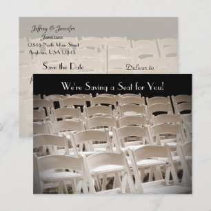 Carte Postale Faire-part Enregistrer les chaires de la cérémonie de renouve