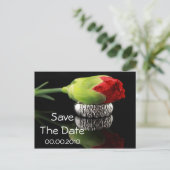 Carte Postale Faire-part Enregistrer l'événement Date et le Mariage (Debout devant)