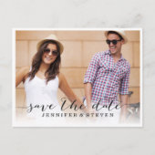 Carte Postale Faire-part Enregistrer notre photo Date (Devant)