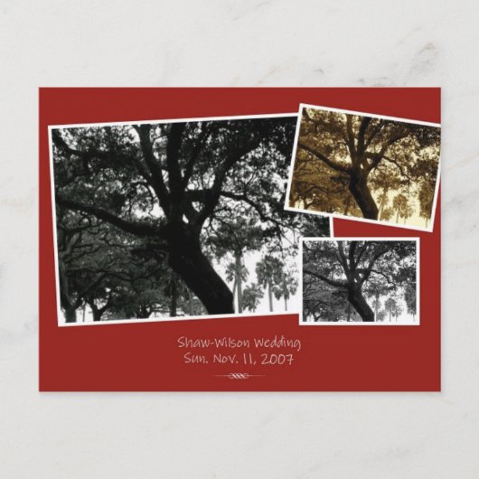 Carte Postale Faire-part EnregistrerDate (Devant)