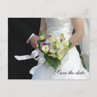 Carte Postale Faire-part Enregistrez la date