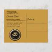 Carte Postale Faire-part Enregistrez la date de Gatsby le Magnifique (Dos)