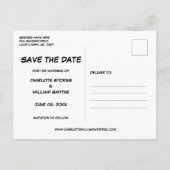 Carte Postale Faire-part Enregistrez la date de la bande dessinée KA-POW Mo (Dos)