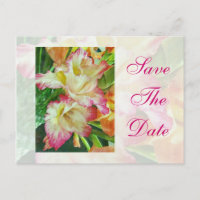 Enregistrez la date Gladiola texturé