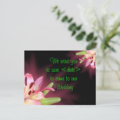 Carte Postale Faire-part Enregistrez la date - personnaliser (Debout devant)