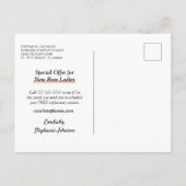 Carte Postale Faire-part Entreprise de citation motivationnelle avec paille (Dos)