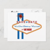 Carte Postale Faire-part Épargnez la date (Devant / Derrière)